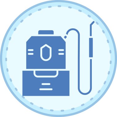 Gaz sobası vektör çizim