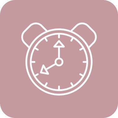 Saat simgesi vektör illüstrasyonu