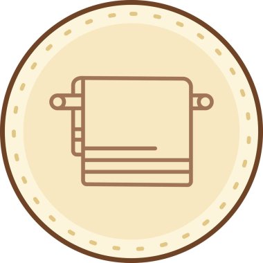 Modern düz stil bir kitabın vektör çizimi