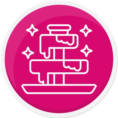 Bir b eksikliği simgesinin vektör çizimi