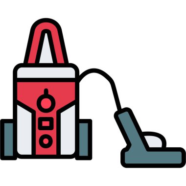 Elektrikli süpürge vektör çizim