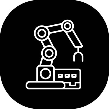 Robot simgesinin vektör illüstrasyonu