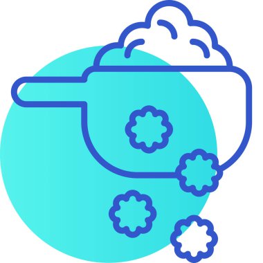 Bulut. Web simgesi basit illüstrasyon