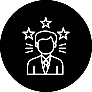 yıldız simgesi, vektör çizimi