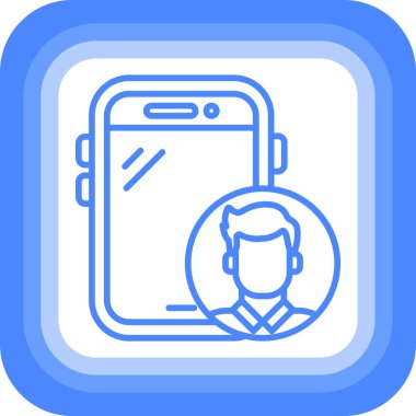 cep telefonu ikonu vektör illüstrasyonu