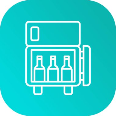 bira şişeleri simgesi, vektör illüstrasyonu