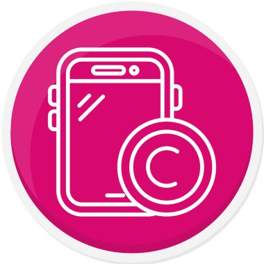 Kamera. Web simgesi basit illüstrasyon