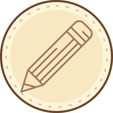 kalem simgesinin vektör illüstrasyonu