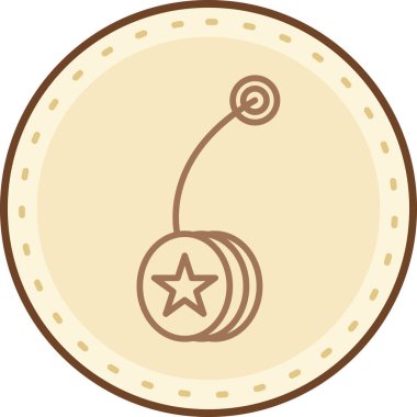 Modern simgenin vektör illüstrasyonu