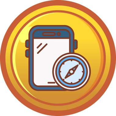 Cep telefonu. Basit resimleme