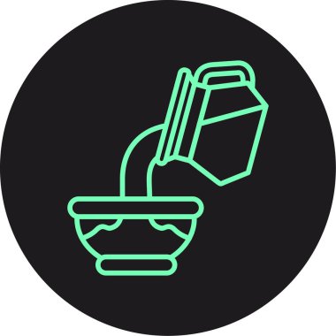 Gıda simgesinin vektör illüstrasyonu