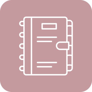 kitap simgesi, vektör illüstrasyonu