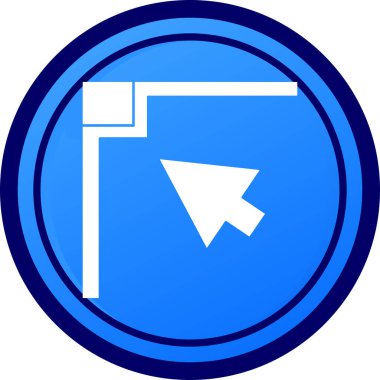 Harita simgesi, vektör illüstrasyonu