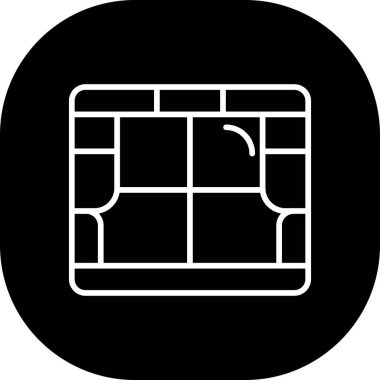 Bir b simgesinin vektör illüstrasyonu