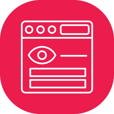 Mutfak. Web simgesi basit illüstrasyon