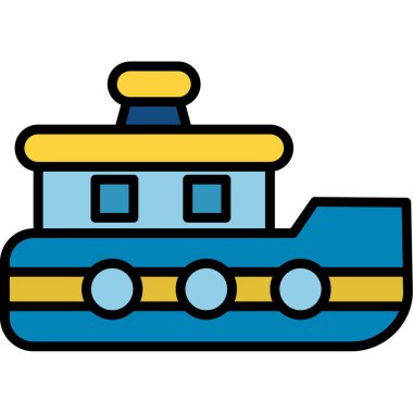 Nakliye. Web simgesi vektör illüstrasyonu