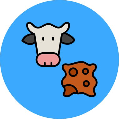 Hayvan çiftliği inek simgesi