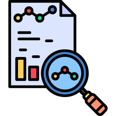 analiz analiz büyüteç simgesi