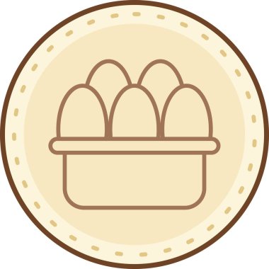 Bir çiftlik simgesinin vektör illüstrasyonu