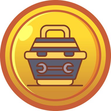 Alışveriş Sepeti simgesini, basit vektör çizim