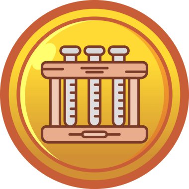 Kumarhane simgesi ve vektör illüstrasyonlu para