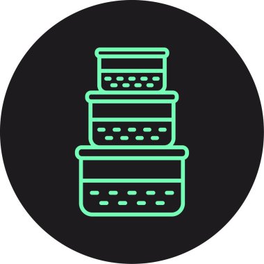 Gıda simgesinin vektör illüstrasyonu