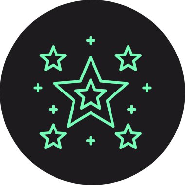 yıldız simgesi vektör illüstrasyonu