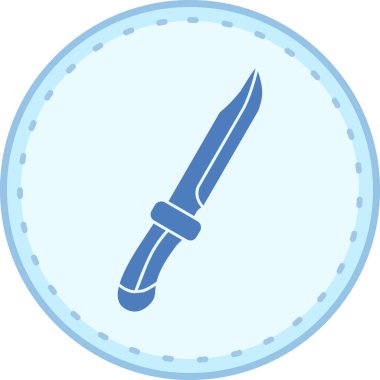 bıçak simgesi vektör illüstrasyonu