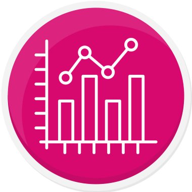 Grafik. Web simgesi basit illüstrasyon