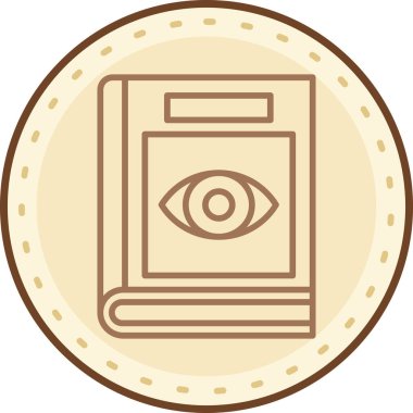 Bozuk para ikonlu göz