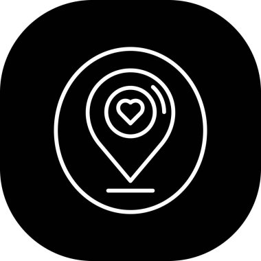 harita pin vektör simgesi