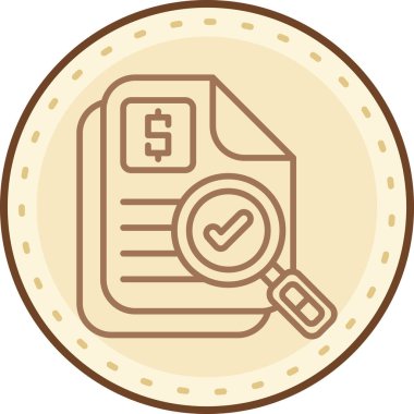 Modern bir simgenin vektör illüstrasyonu