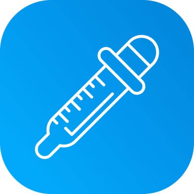 Modern b 'nin vektör illüstrasyonu ikon şırıngasından yoksun