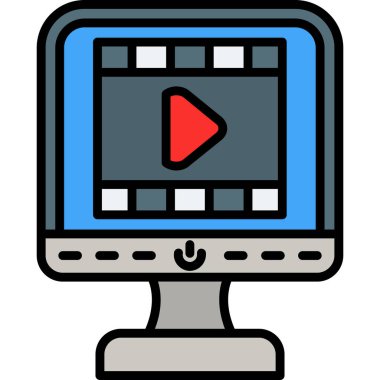 Bilgisayar ekranı. Basit tasarım