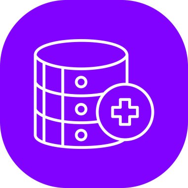 Tıbbi bir simgenin vektör illüstrasyonu