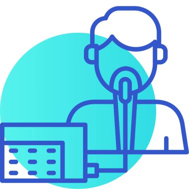 Bilgisayar. Web simgesi basit illüstrasyon