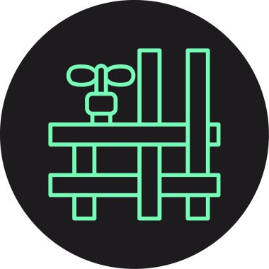 Bir b eksikliği simgesinin vektör çizimi