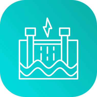 Fabrika simgesi vektör illüstrasyonu