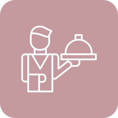 Şef simge vektör illüstrasyonu