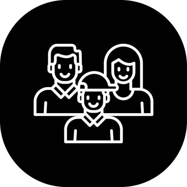 insanlar simge vektör illüstrasyonu