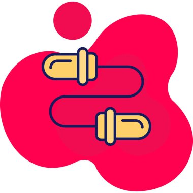 Dambıl. Web simgesi basit illüstrasyon