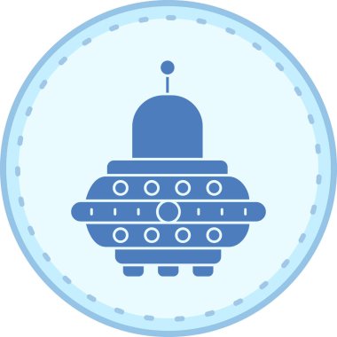 Bir noel balosu simgesinin vektör çizimi