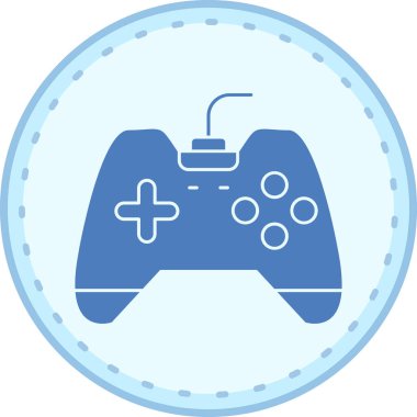 Oyun kolu. Web simgesi basit illüstrasyon