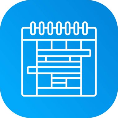 Uygulama modern simgesinin vektör illüstrasyonu