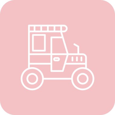 Modern çiftlik simgesinin vektör illüstrasyonu