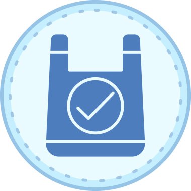 Kontrol simgesinin vektör illüstrasyonu