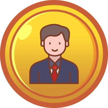 iş simgesi vektör illüstrasyonu