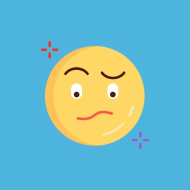 İfade simgesi tasarımı, vektör illüstrasyonu 10 grafiklik