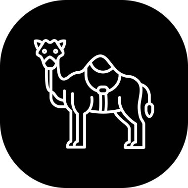 deve web simgesi, vektör çizim