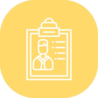 Belge. Web simgesi basit illüstrasyon